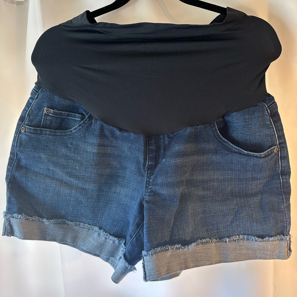 Sonoma Cuffed Maternity Jean Shorts